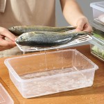 日式冰箱收纳盒食品级保鲜专用神器冷藏冷冻厨房蔬菜沥水盒防串味