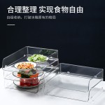 日式冰箱收纳盒分层剩菜盘子置物收纳架神器冷藏保鲜盒分隔层隔板
