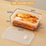 厨房大容量泡菜盒密封保鲜盒食品级冰箱专用收纳盒带盖凉拌菜盒子