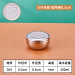 不锈钢方形留样盒304食品保鲜盒幼儿园学校食堂冰箱冷藏收纳盒子
