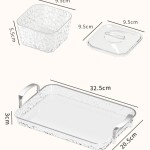 跨境冰箱保鲜盒家用厨房带盖迷你收纳盒分格作料花椒泡菜密封盒