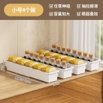 可伸缩收纳盒厨房厕所橱柜冰箱抽屉收纳盒家用零食收纳清洁整理盒