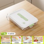 饺子冷冻盒食品级大容量多层防粘底冰箱水饺收纳盒家用密封保鲜盒