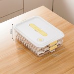 饺子冷冻盒食品级大容量多层防粘底冰箱水饺收纳盒家用密封保鲜盒