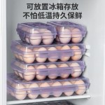 跨境TEMU食品级鸡蛋收纳盒抽屉式冰箱专用家用收纳厨房鸡蛋保鲜盒