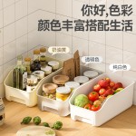 家用橱柜收纳盒冰箱鸡蛋收纳储物盒子厨房客厅杂物零食调料整理筐