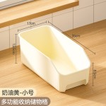 家用橱柜收纳盒冰箱鸡蛋收纳储物盒子厨房客厅杂物零食调料整理筐