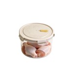 家用收纳盒圆形冰箱大容量可冷藏果蔬微波食物盒密封食品级保鲜盒