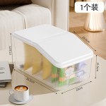 带盖收纳盒家用橱柜冰箱蔬果调料零食收纳箱多功能带滑轮整理盒