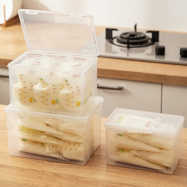 母乳冷藏盒专用冰箱冷冻储奶保鲜盒食品级存奶袋密封盒多规格盒子