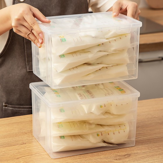 母乳冷藏盒专用冰箱冷冻储奶保鲜盒食品级存奶袋密封盒多规格盒子