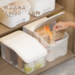 厨房橱柜带盖带轮收纳盒冰箱蔬果调料杂物整理盒厨房专用整理架
