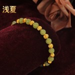 金店同款黄金色转运珠手链手串新中式轻奢国风女士七夕送女友礼物