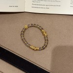 新中式百搭天然水晶盘缠仿金手串 女轻奢精致高级感手链首饰批发