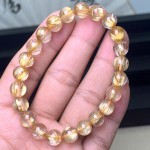 天然金发晶手链  收藏级顺发发多金发钛晶手串饰品 厂家直销批发