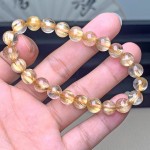 天然金发晶手链  收藏级顺发发多金发钛晶手串饰品 厂家直销批发