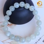 天然白月光石手链白月光石手串清新浅色系圆珠串饰品批发白月光石