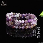 爱钰 天然虎眼石多圈手串超七水晶手链彩宝直播电商批发S5093001