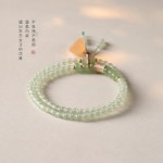 天然东陵玉手串红玛瑙琉璃莲蓬玉石串珠新中式转运竹节手链女批发