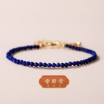 天然草莓晶手链夏女生桃花甜美简约百搭3mm极细水晶手串饰品批发