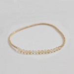 多条叠戴手工编织天然石串珠手链女轻奢小众精致弹力绳紫水晶手串