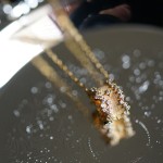 繁星如梦~S925纯银镀18K金转运珠吊坠个性日系轻奢锁骨项链女