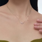 幸运绳结925纯银镀18K金打结缠绕个性叠戴项链女精致高级感锁骨链