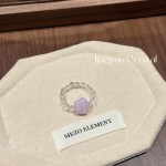 原创设计紫锂辉星星雕刻紫水晶梦幻小众时尚百搭甜美批发供应戒指
