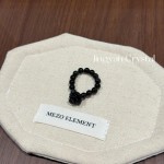 原创设计暗黑系灰月光蓝虎眼小众直播货源批发个性天然水晶戒指女