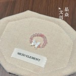 马蹄螺太阳石樱花雨白月光石蝴蝶配件直播仙气直发戒指女现货批发