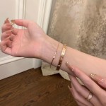 S925纯银小方糖手链女法式时尚设计轻奢风配饰简约高级感气质手饰