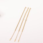 手链 钛钢电镀18k金 14.5+5cm