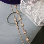 欧美风小方糖手链女纯银夏季ins风跨境爆款手环欧泊石高级感手饰