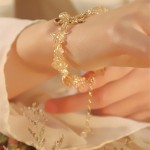 少女心天然黄水晶手链招财转运原创设计ins蝴蝶手链甜美温柔送礼