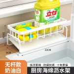 跨境厨房置物架海绵沥水架水龙头洗菜池水槽洗碗抹布收纳沥水架子