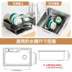 跨境沥水碗架厨房台面碗碟收纳架餐具筷子收纳盒亚马逊碗筷沥水架