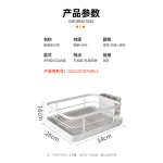 多功能碗碟沥水架厨房碗碟碗盘收纳架台面沥水架置物架家用一体架