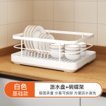 多功能碗碟沥水架厨房碗碟碗盘收纳架台面沥水架置物架家用一体架