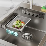 厨房水槽折叠过滤网架一次性剩饭剩菜洗碗池垃圾沥水篮置物架