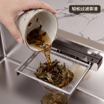 厨房水槽折叠过滤网架一次性剩饭剩菜洗碗池垃圾沥水篮置物架