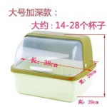 厨房碗柜置物架大号餐具收纳盒碗架盘架抽屉沥水带盖家用碗碟架