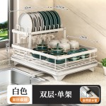 厨房沥水置物架碗柜多功能碗筷碗盘餐具收纳家用台面碗碟收纳盒