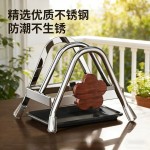 不锈钢砧板架厨房置物架带沥水盘双层菜板收纳架台面多功能收纳架