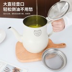 不锈钢油壶厨房防漏过滤罐家用安士壶不挂油装油瓶大容量神器油壸