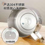 跨境304不锈钢油炸壶厨房多功能过滤油壶储油罐猪油罐油渣分离