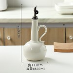 陶瓷油瓶家用厨房装花生油食用油分装瓶耐高温自动开合酱油瓶醋瓶