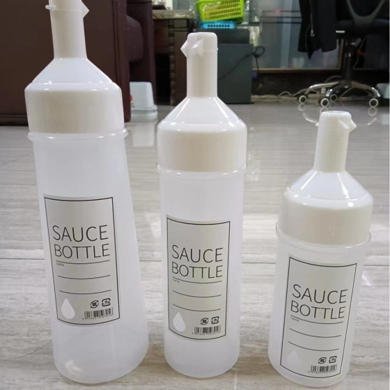塑料带盖油瓶挤酱瓶食品级酱汁瓶番茄沙拉挤压分装瓶蜂蜜瓶果酱瓶