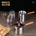 304不锈钢油壶油炸锅家用加深油炸锅带滤网省油小炸锅多功能锅具
