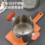 304不锈钢油壶油炸锅家用加深油炸锅带滤网省油小炸锅多功能锅具