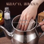 油罐壶不挂油家用滤渣厨房油壶防漏餐厅德国316不锈钢倒油壶加厚